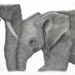 Discover high quality prints of original hand drawn animal portrait art by pencil artist, Fiona Green. High quality and unique.