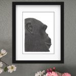Discover high quality prints of original hand drawn animal portrait art by pencil artist, Fiona Green. High quality and unique.