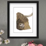 Discover high quality prints of original hand drawn animal portrait art by pencil artist, Fiona Green. High quality and unique.