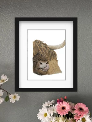 Discover high quality prints of original hand drawn animal portrait art by pencil artist, Fiona Green. High quality and unique.