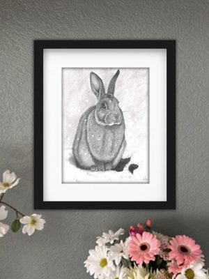 Discover high quality prints of original hand drawn animal portrait art by pencil artist, Fiona Green. High quality and unique.