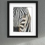 Discover high quality prints of original hand drawn animal portrait art by pencil artist, Fiona Green. High quality and unique.